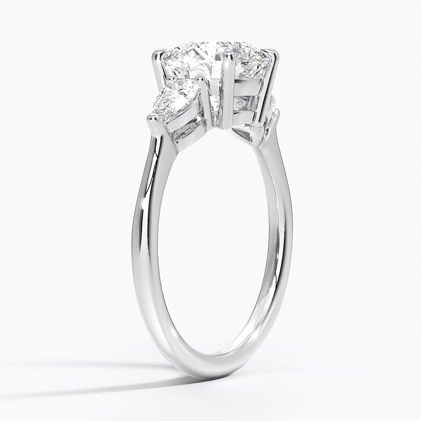 ecomposer-view with diamond shape-round,ecomposer-size-2-ct,ecomposer-metal type-white-gold-18k