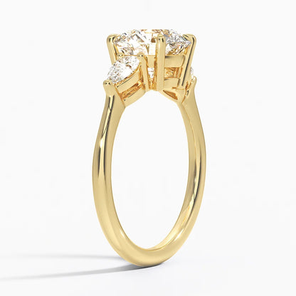 ecomposer-view with diamond shape-round,ecomposer-size-2-ct,ecomposer-metal type-yellow-gold-18k