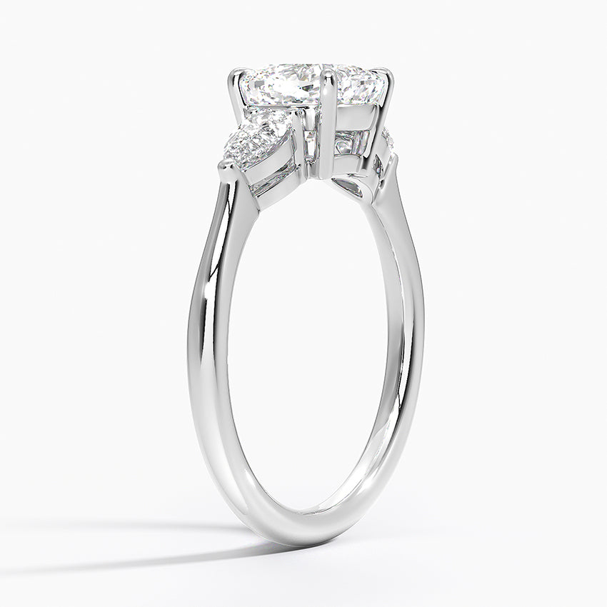 ecomposer-view with diamond shape-cushion,ecomposer-size-1.5-ct,ecomposer-metal type-white-gold-18k