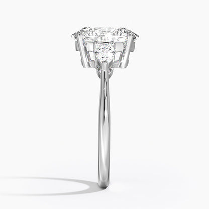 ecomposer-view with diamond shape-oval,ecomposer-size-2.5-ct,ecomposer-metal type-white-gold-18k