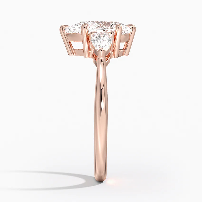 ecomposer-view with diamond shape-pear,ecomposer-size-1.5-ct,ecomposer-metal type-rose-gold-18k