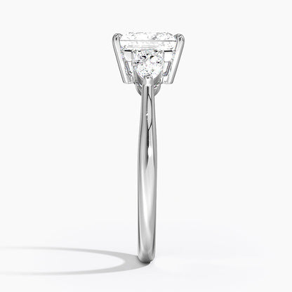 ecomposer-view with diamond shape-princess,ecomposer-size-1.5-ct,ecomposer-metal type-white-gold-18k