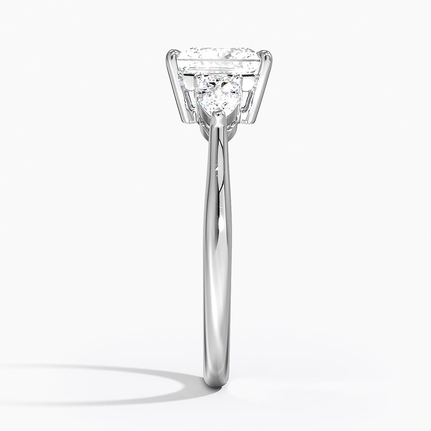 ecomposer-view with diamond shape-princess,ecomposer-size-1.5-ct,ecomposer-metal type-white-gold-18k