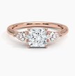 ecomposer-metal type-rose-gold-18K,ecomposer-ring setting-trilogy