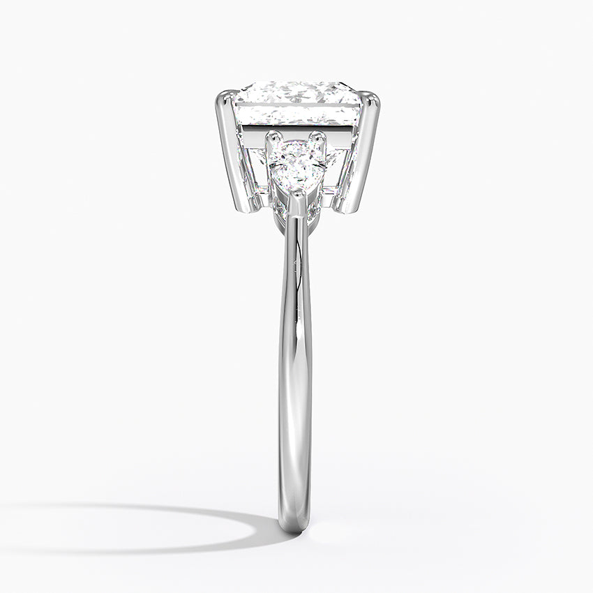 ecomposer-view with diamond shape-princess,ecomposer-size-3-ct,ecomposer-metal type-white-gold-18k