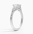 Trilogy Lab Diamond Engagement Ring in 18k Gold