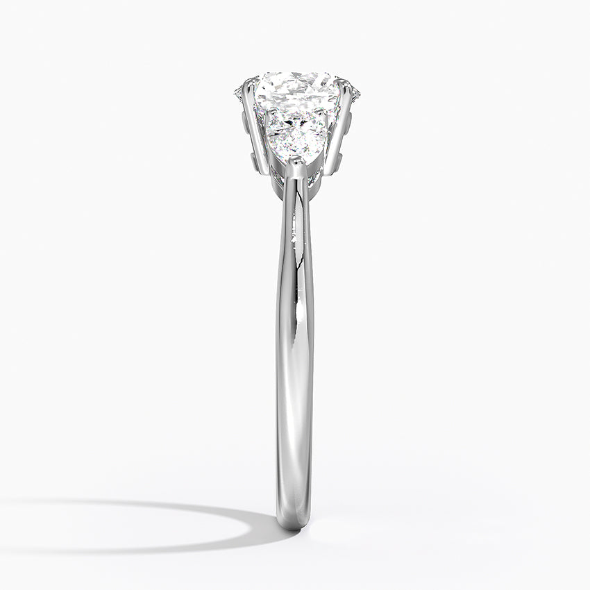 ecomposer-view with diamond shape-round,ecomposer-size-1-ct,ecomposer-metal type-white-gold-18k