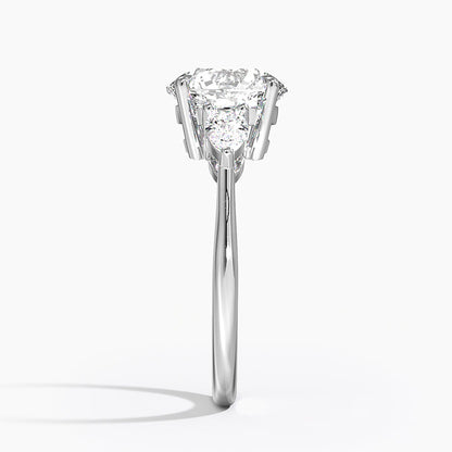 ecomposer-view with diamond shape-round,ecomposer-size-2.5-ct,ecomposer-metal type-white-gold-18k