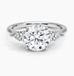 ecomposer-metal type-white-gold-18K,ecomposer-ring setting-trilogy