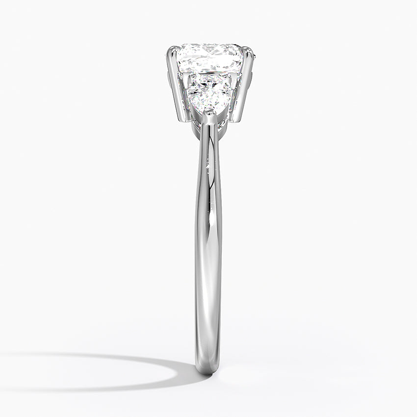 ecomposer-metal type-white-gold-18K,ecomposer-ring setting-trilogy