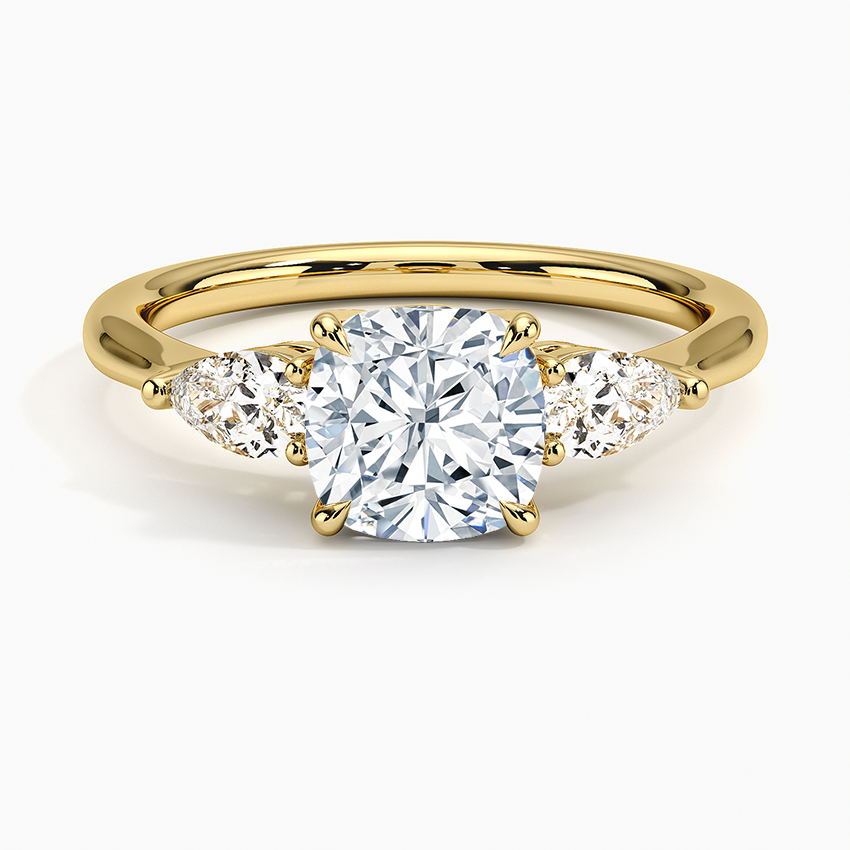 ecomposer-view with diamond shape-cushion,ecomposer-size-1.5-ct,ecomposer-metal type-yellow-gold-18k