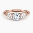 ecomposer-view with diamond shape-cushion,ecomposer-size-1-ct,ecomposer-metal type-rose-gold-18k