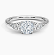 ecomposer-view with diamond shape-cushion,ecomposer-size-1-ct,ecomposer-metal type-white-gold-18k