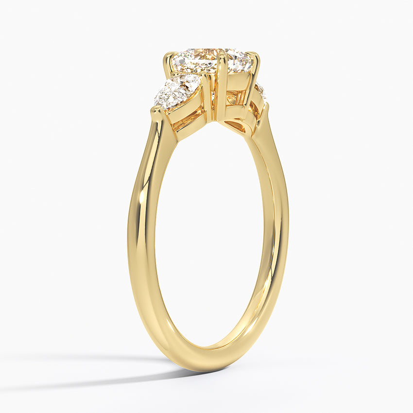 ecomposer-metal type-rose-gold-18K,ecomposer-ring setting-trilogy