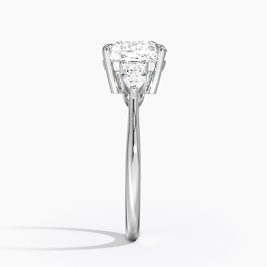 ecomposer-metal type-white-gold-18K,ecomposer-ring setting-trilogy