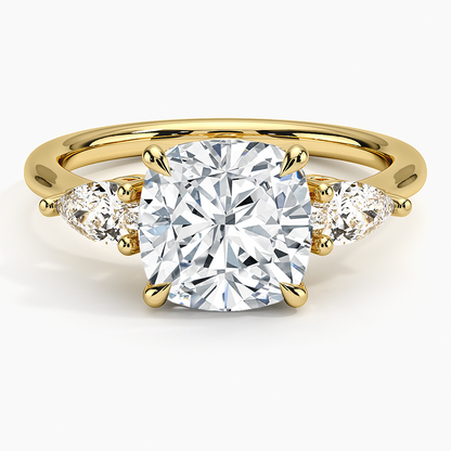 ecomposer-view with diamond shape-cushion,ecomposer-size-2.5-ct,ecomposer-metal type-yellow-gold-18k