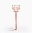 ecomposer-metal type-rose-gold-18K,ecomposer-ring setting-trilogy