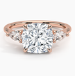 ecomposer-view with diamond shape-cushion,ecomposer-size-3-ct,ecomposer-metal type-rose-gold-18k