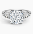 ecomposer-view with diamond shape-cushion,ecomposer-size-3-ct,ecomposer-metal type-white-gold-18k