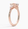 ecomposer-metal type-rose-gold-18K,ecomposer-ring setting-trilogy