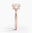 ecomposer-metal type-rose-gold-18K,ecomposer-ring setting-trilogy