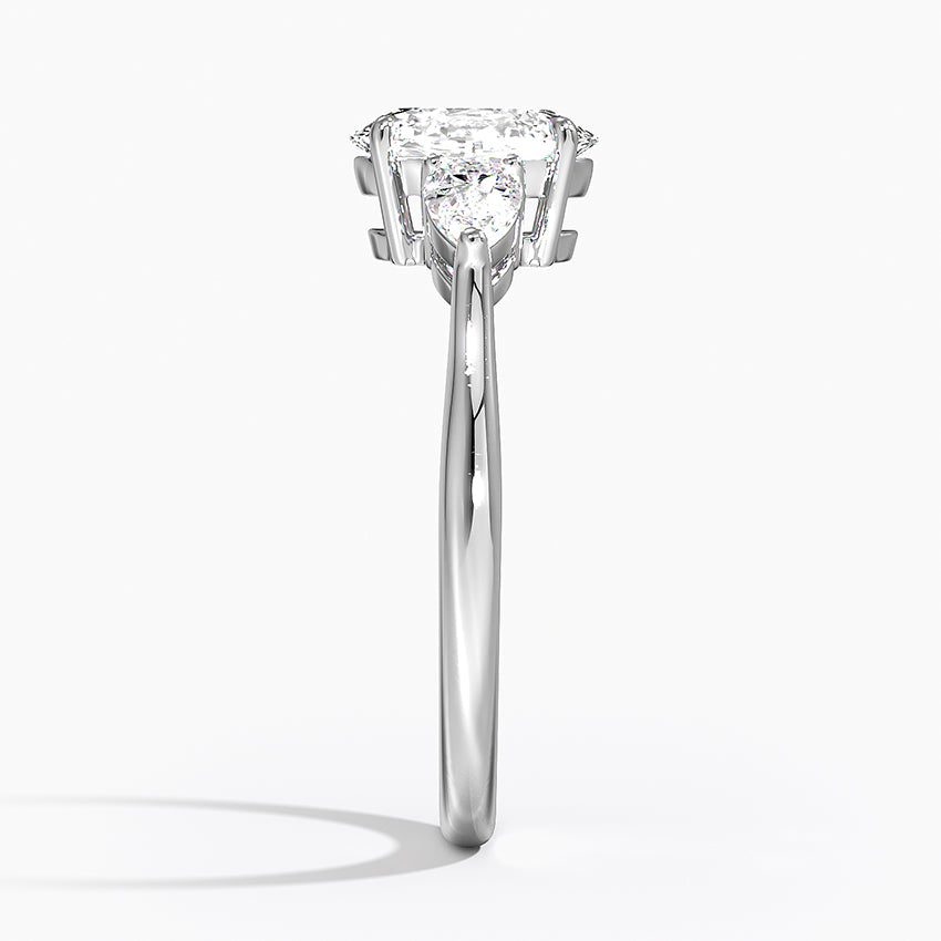 ecomposer-metal type-white-gold-18K,ecomposer-ring setting-trilogy