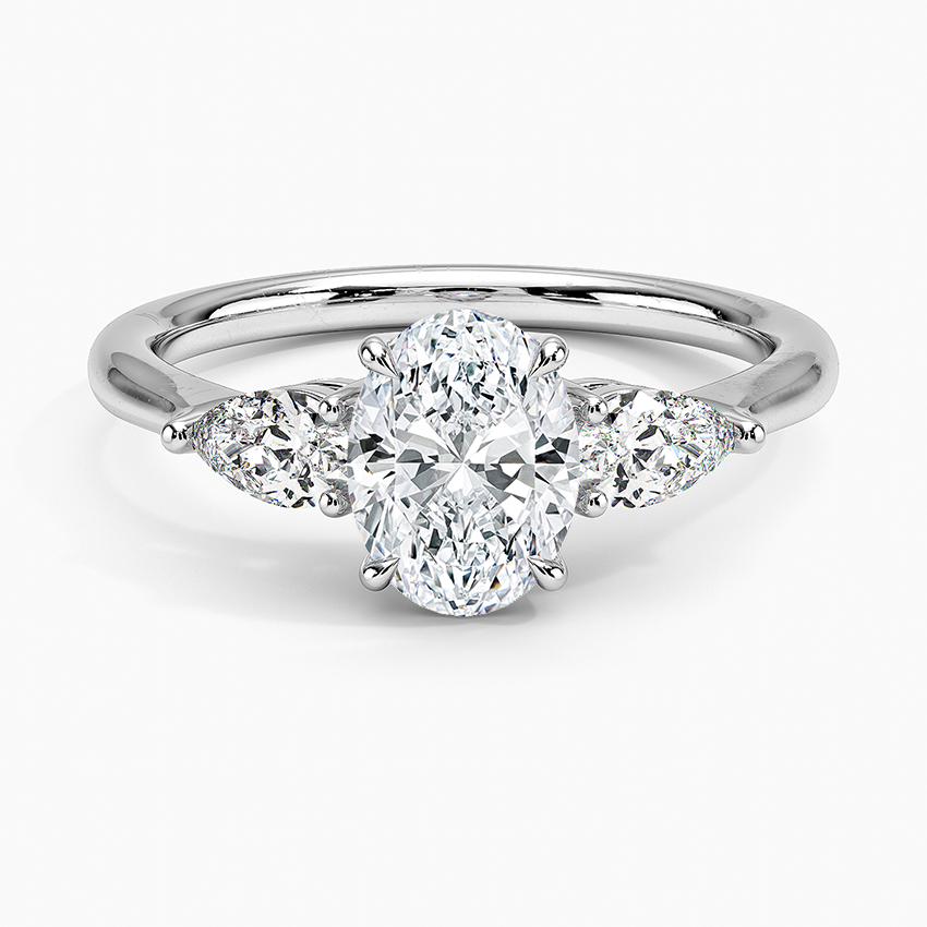 ecomposer-view with diamond shape-oval,ecomposer-size-1-ct,ecomposer-metal type-white-gold-18k