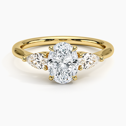 ecomposer-view with diamond shape-oval,ecomposer-size-1-ct,ecomposer-metal type-yellow-gold-18k