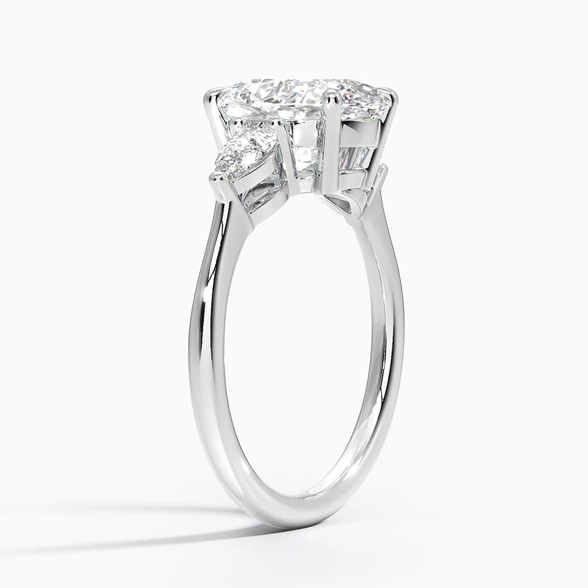 ecomposer-metal type-white-gold-18K,ecomposer-ring setting-trilogy