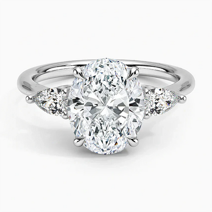 ecomposer-view with diamond shape-oval,ecomposer-size-2.5-ct,ecomposer-metal type-white-gold-18k