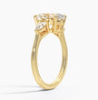 ecomposer-metal type-yellow-gold-18K,ecomposer-ring setting-trilogy