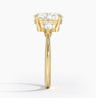 ecomposer-metal type-yellow-gold-18K,ecomposer-ring setting-trilogy