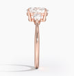 ecomposer-metal type-rose-gold-18K,ecomposer-ring setting-trilogy