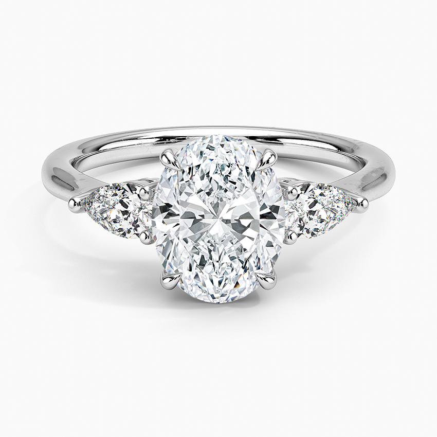 ecomposer-view with diamond shape-oval,ecomposer-size-2-ct,ecomposer-metal type-white-gold-18k