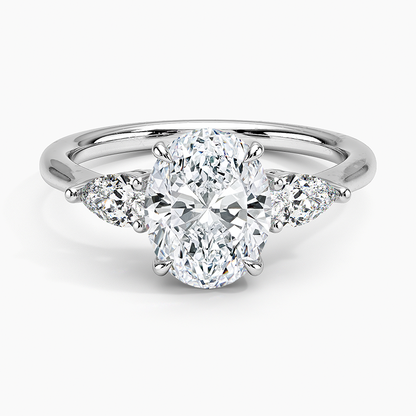 ecomposer-view with diamond shape-oval,ecomposer-size-2-ct,ecomposer-metal type-white-gold-18k