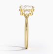 ecomposer-metal type-yellow-gold-18K,ecomposer-ring setting-trilogy