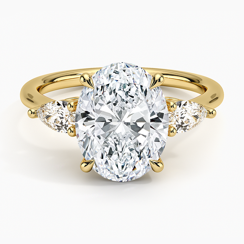 ecomposer-view with diamond shape-oval,ecomposer-size-3-ct,ecomposer-metal type-yellow-gold-18k