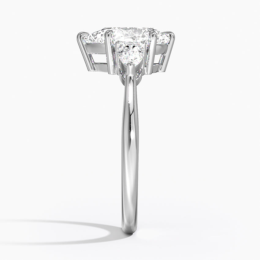 ecomposer-metal type-white-gold-18K,ecomposer-ring setting-trilogy