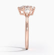 ecomposer-metal type-rose-gold-18K,ecomposer-ring setting-trilogy