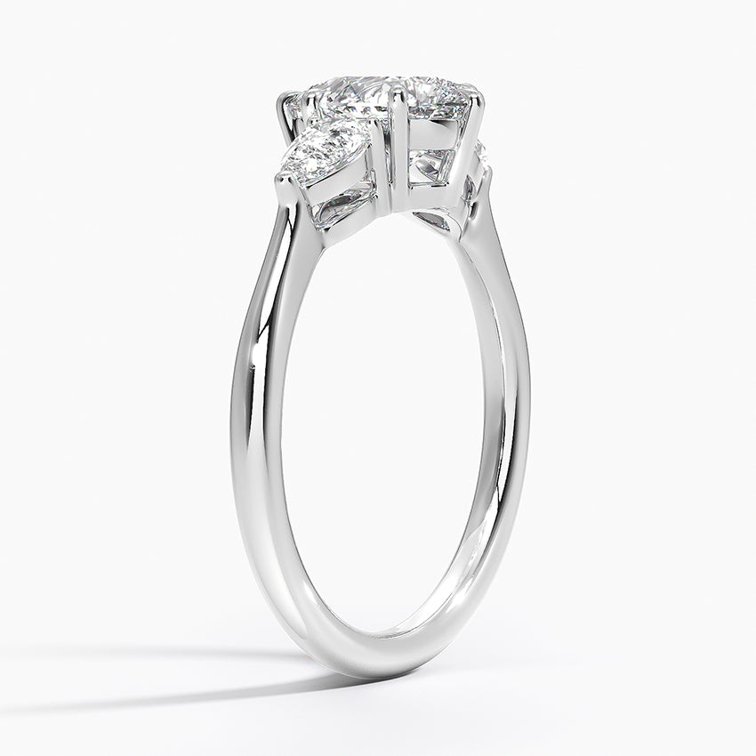 ecomposer-metal type-white-gold-18K,ecomposer-ring setting-trilogy