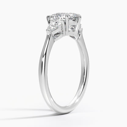 ecomposer-metal type-white-gold-18K,ecomposer-ring setting-trilogy