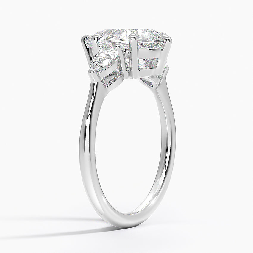 ecomposer-metal type-white-gold-18K,ecomposer-ring setting-trilogy