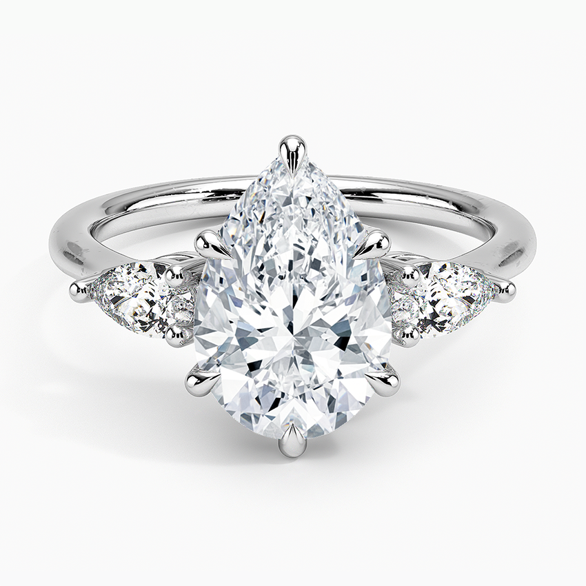 ecomposer-view with diamond shape-pear,ecomposer-size-2.5-ct,ecomposer-metal type-white-gold-18k