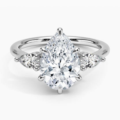 ecomposer-view with diamond shape-pear,ecomposer-size-2.5-ct,ecomposer-metal type-white-gold-18k