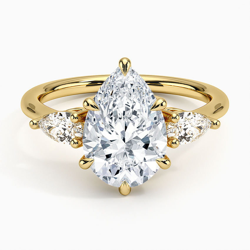 ecomposer-view with diamond shape-pear,ecomposer-size-2.5-ct,ecomposer-metal type-yellow-gold-18k