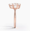 ecomposer-metal type-rose-gold-18K,ecomposer-ring setting-trilogy