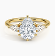 ecomposer-metal type-yellow-gold-18K,ecomposer-ring setting-trilogy