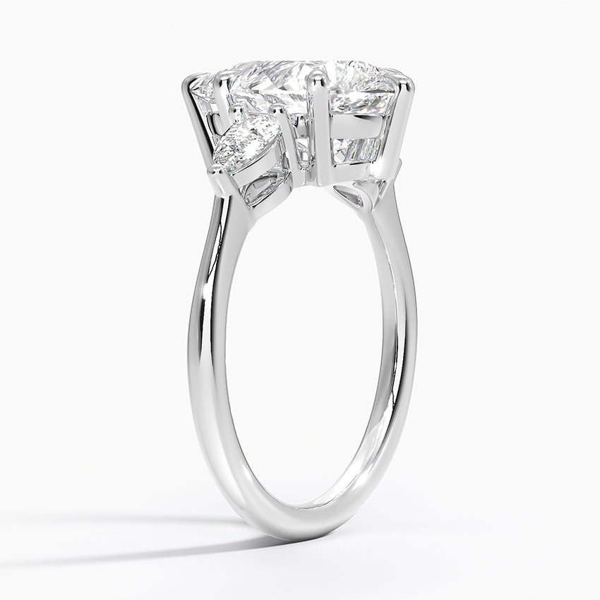 ecomposer-metal type-white-gold-18K,ecomposer-ring setting-trilogy