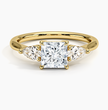 ecomposer-view with diamond shape-princess,ecomposer-size-1-ct,ecomposer-metal type-yellow-gold-18k
