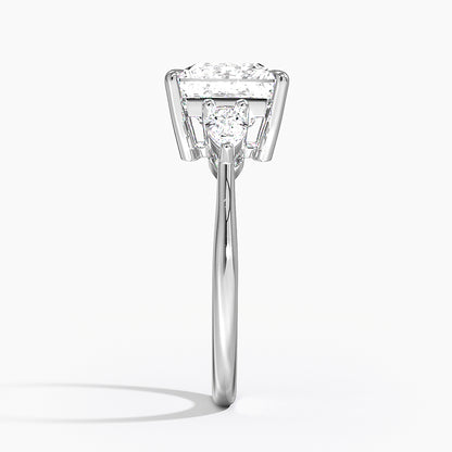 ecomposer-metal type-white-gold-18K,ecomposer-ring setting-trilogy